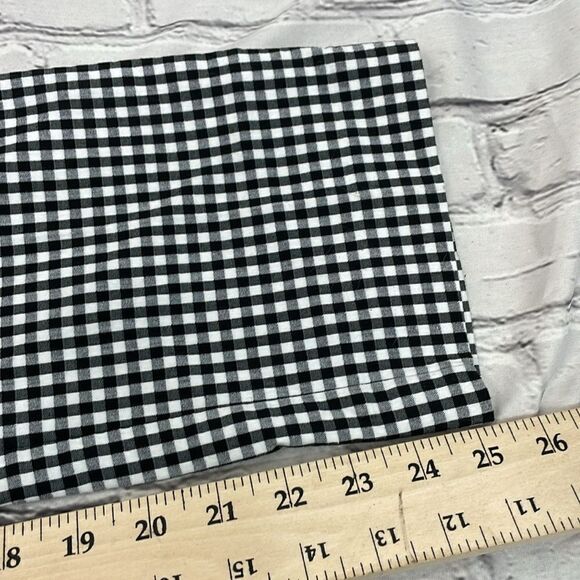 Lauren Ralph Lauren pants Black white Check Gingham print Size 10 - Picture 12 of 12